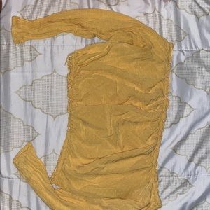 A cropped long sleeve